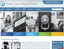 Tablet Screenshot of harleyhealthcentre.com